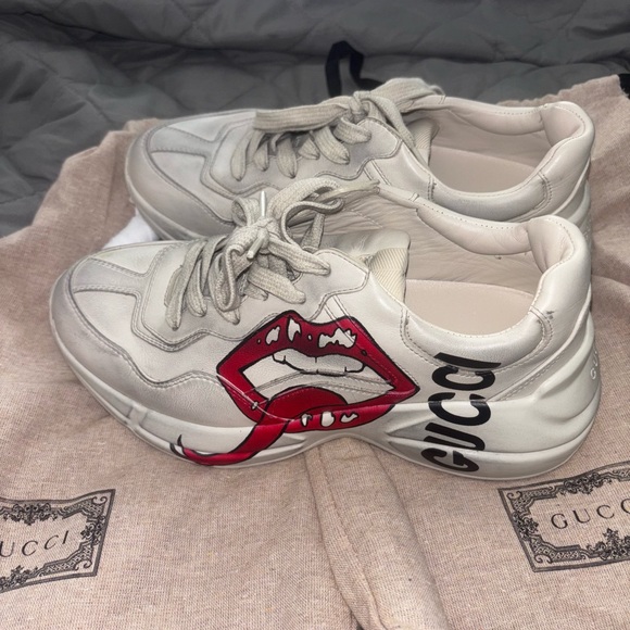 Gucci Rython Mouth Sneakers - Picture 4 of 6
